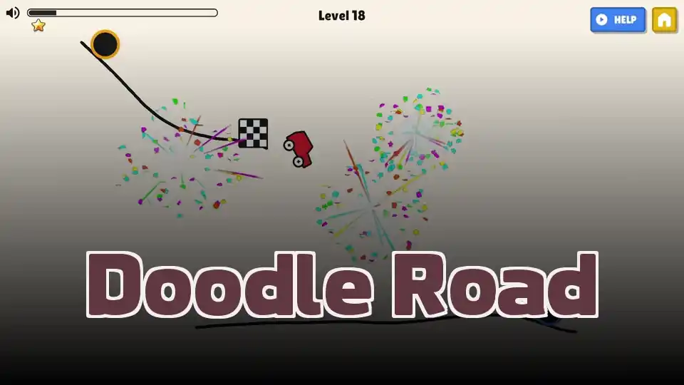 Doodle Road: Corra Pela Doodle Road em Diversão de Jogos de Corrida