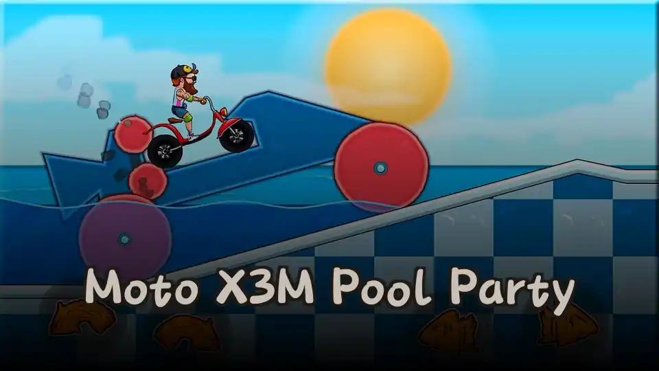 Moto X3M Pool Party: Juega Moto X3M Pool Party en Escape Road 2